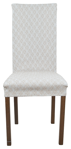Чехол для мебели: Чехол на стул 2 шт со спинкой 40 см "Фло" Бежевый
