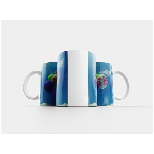 фото Кружка "воздушный шар, воздуха, привет" 320 мл lotsprints