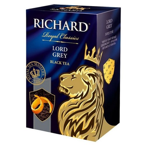 Чай Richard Lord Grey черный листовой, 90г , 2 шт.