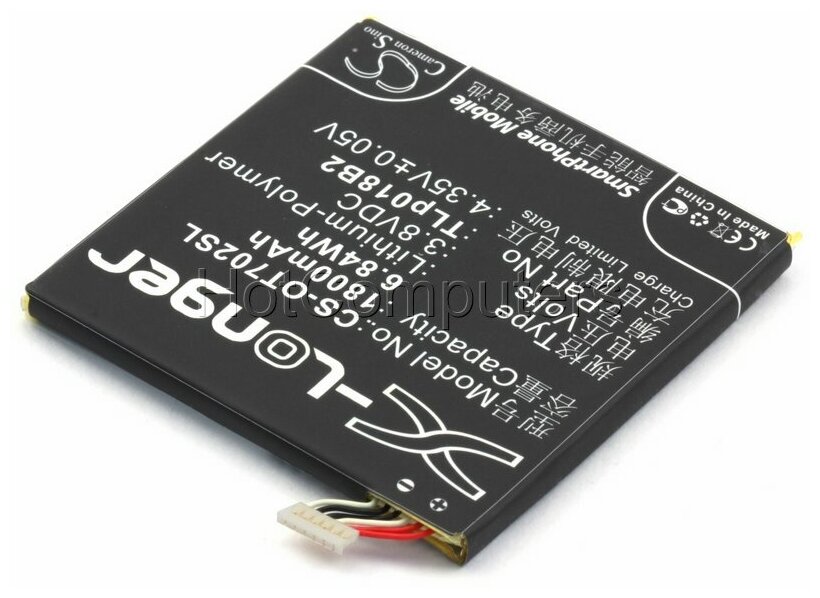 Аккумуляторная батарея для Alcatel One Touch 6030D 6030X 7025D (TLp018B2)
