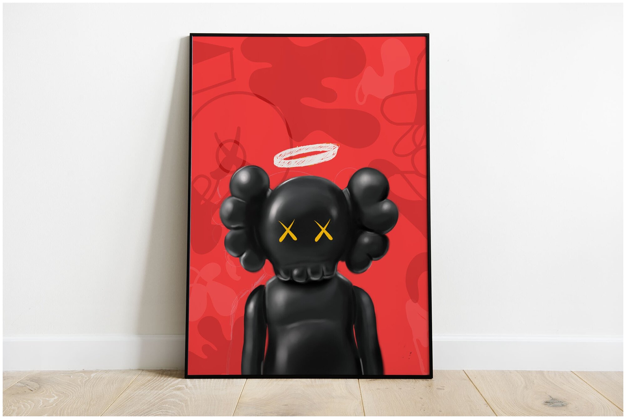 Плакат "KAWS" / Формат А3+ (33х48 см) / Постер для интерьера / Без рамы