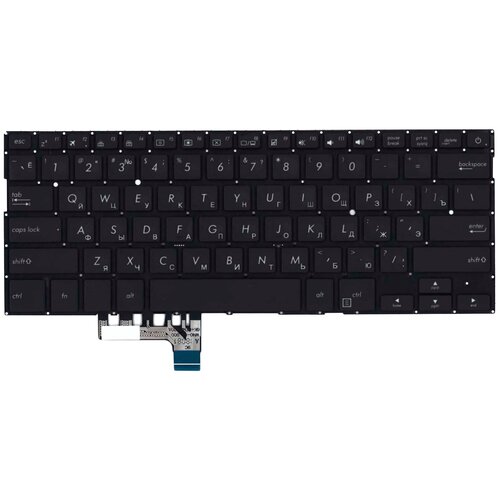 Клавиатура для ноутбука Asus UX331 UX331U UX331UA UX331UN черная с подсветкой 1430₽