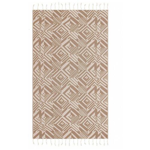 фото Полотенце пештемаль для пляжа, сауны, бани begonville cotton mythic хлопок beige 100х180 begonville (турция)