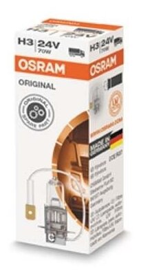 Лампа галогенная OSRAM H3 70W PK22s 24V