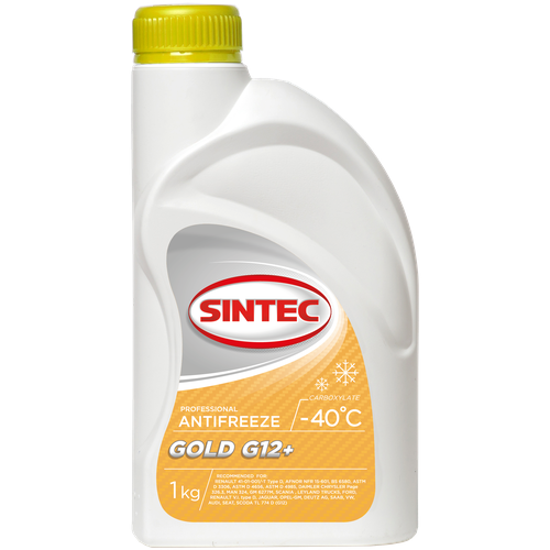 Антифриз SINTEC GOLD G12+ 1 л