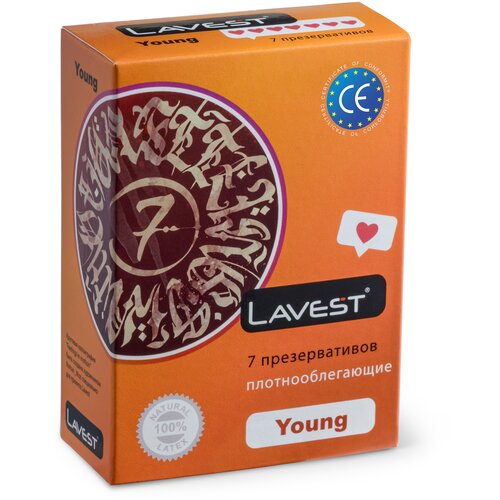 Презервативы LAVEST Young, 7 шт. презервативы lavest classic 7 шт