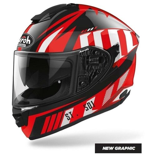 фото Airoh шлем интеграл st.501 blade red gloss airoh helmet