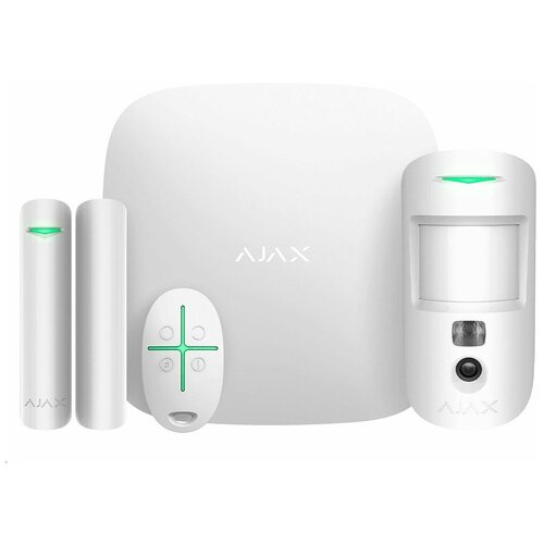 Ajax StarterKit Cam (white) Комплект охранной сигнализации радиоканальный