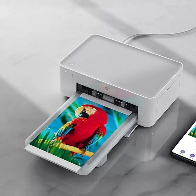 Компактный цветной фотопринтер Mi Photo Printer 1S — купить в интернет-магазине по низкой цене на Яндекс Маркете