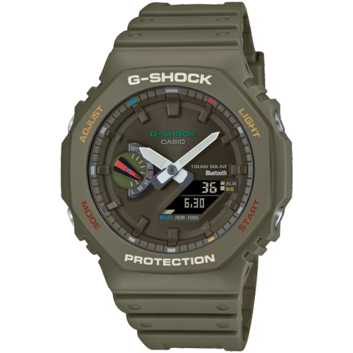 Наручные часы CASIO G-Shock GA-B2100FC-3A, зеленый