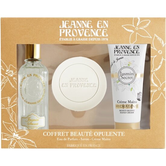 Подарочный набор Jeanne EN Provence Jasmin Secret Парфюмерная вода + крем для рук + мыло твердое