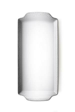 фото Поднос 36 см прямоугольный Cmielow "Дженни /Жемчуг" / 313005