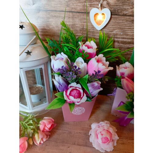 Набор мыла ручной работы к 8 марта 