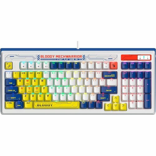 Игровая клавиатура A4Tech Bloody B950 Blue/White