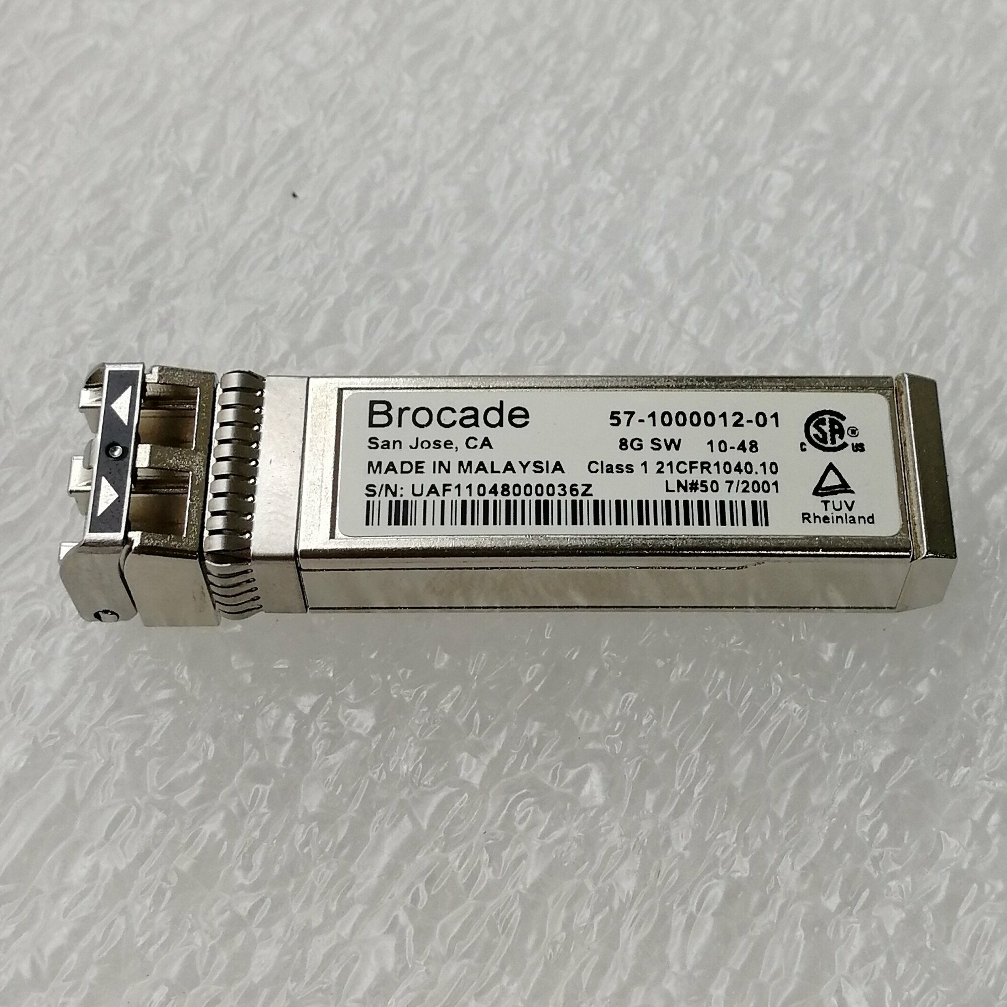 Оптический трансивер Brocade 57-1000012-01 модуль SFP+ 8 Gbps