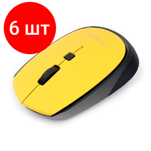 Комплект 6 штук Мышь компьютерная Гарнизон GMW-550-1 WLS чернжел 1600dpi 18861 420300₽
