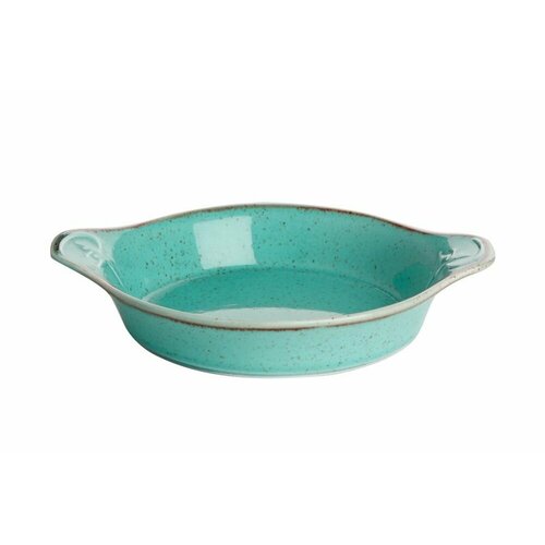 Сковорода фарфоровая порционная Porland 700мл d-21см бирюзовая 1650₽