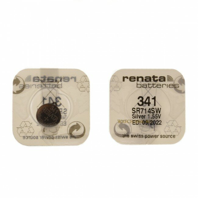 Батарейка Renata 341, в упаковке 2 шт.