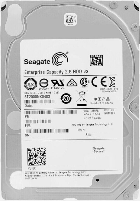 Жесткий диск Seagate ST2000NX0403