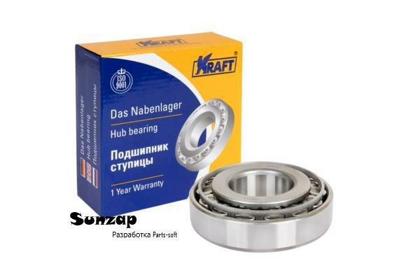 KRAFT KT 204653 Подшипник ступицы Газель Соболь KRAFT передней внутренний 7307/30307 204653