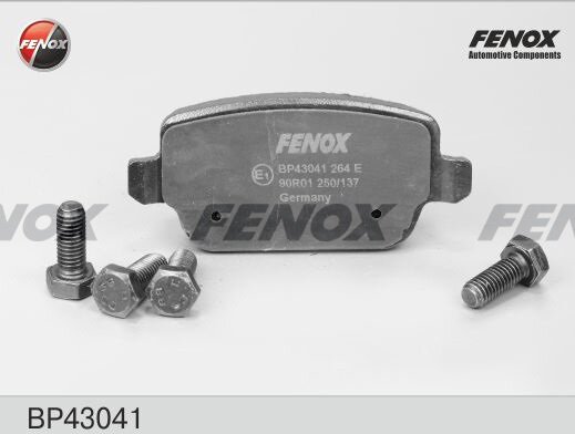 Комплект задних тормозных колодок Fenox bp43041