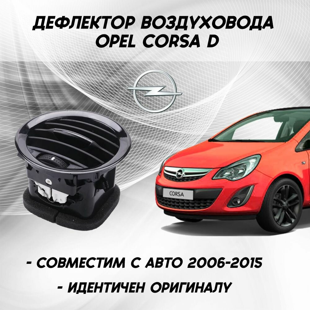 Дефлектор воздуховода Opel Corsa D с 2006 года