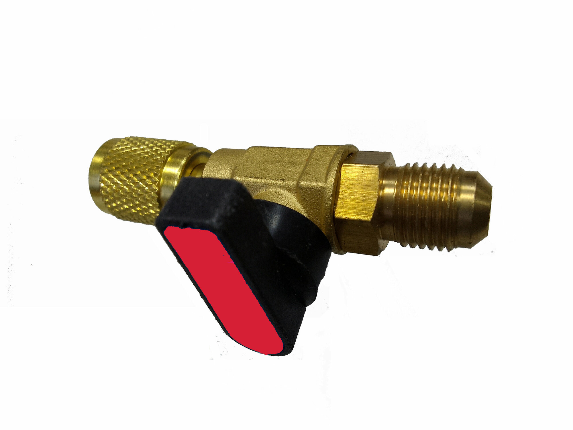 фото Вентиль запорный без шланга BC-02 (F1/4xM5/16SAE)