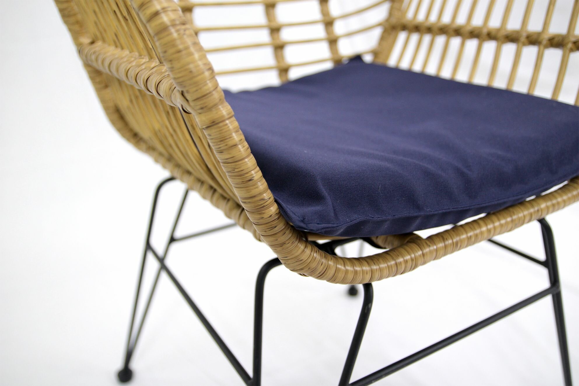 Набор садовой мебели для обеда Адриан GS008 искусственный ротанг бежевый: стол, кресла Без бренда - фото №11
