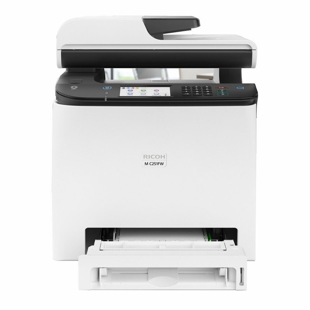 МФУ Ricoh M C251FW (25стр./мин (А4), кассета на 250 листов, 256MB, USB 2.0)