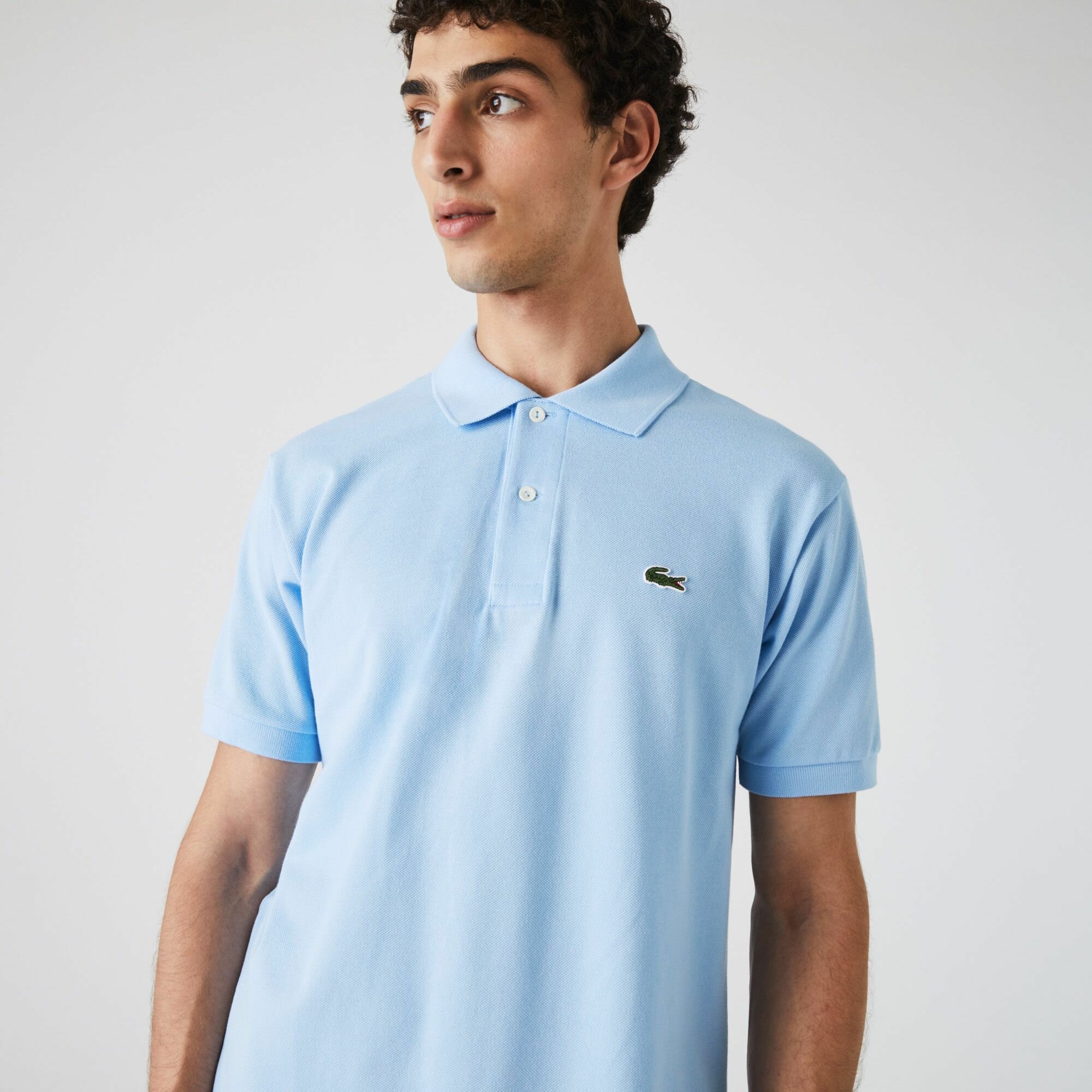 Мужское поло Lacoste L1212 Classic fit, L1212, светло-синий, 48