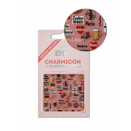 Charmicon 3D Silicone Stickers Германия 1