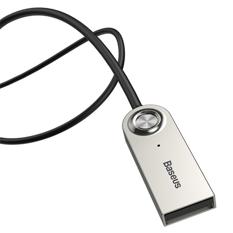 Переходник/Адаптер BASEUS BA01 USB Wireless USB (m) - Jack 3,5 (m), 50 см, черный