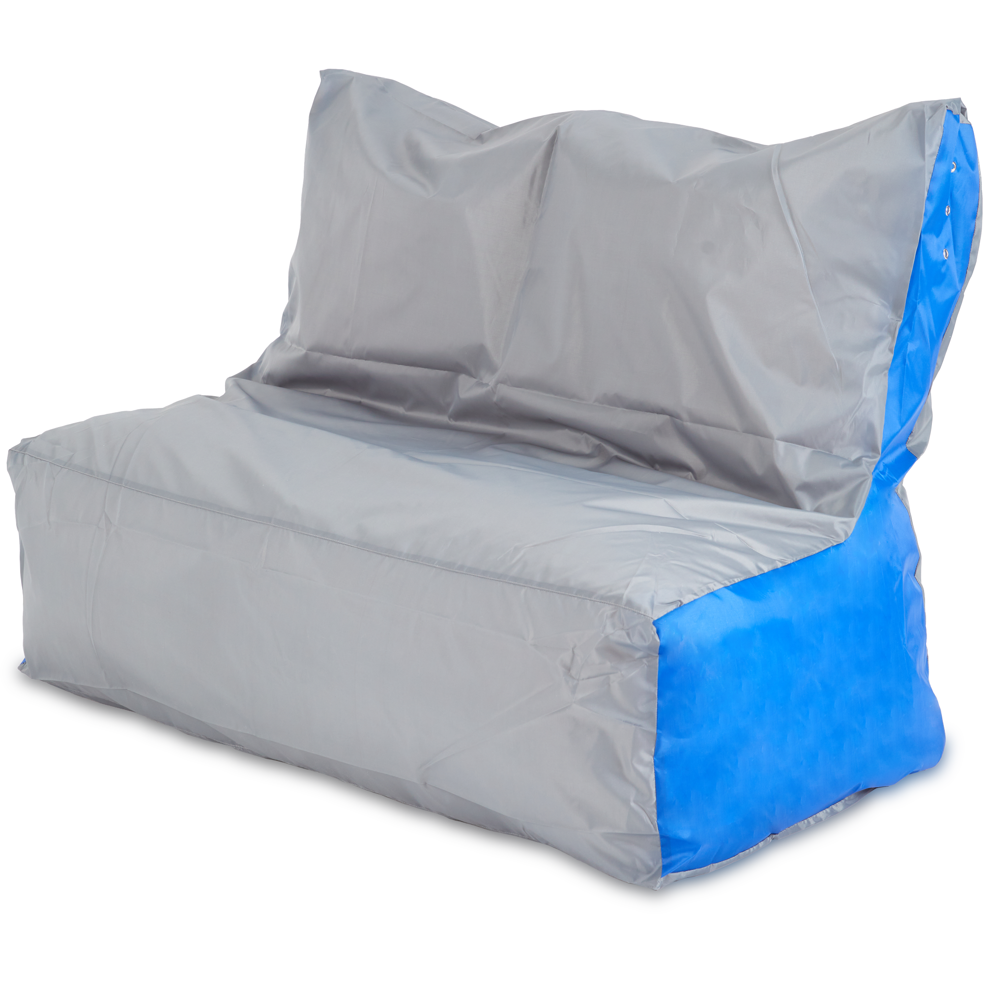 Кресло-мешок «Диван», оксфорд, Серый и синий