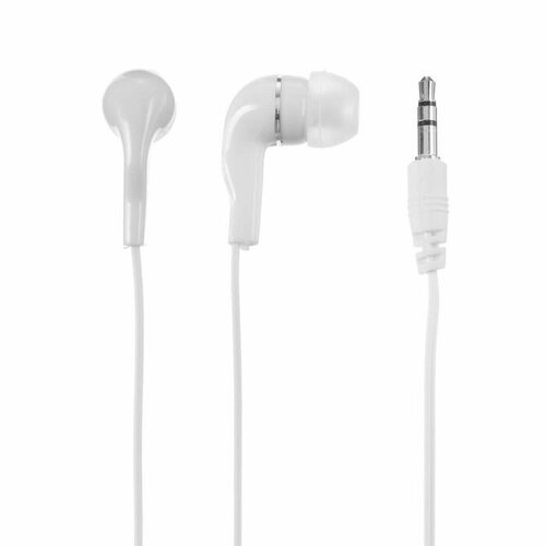 Наушники LuazON W-22 вакуумные белые 1 шт 399₽