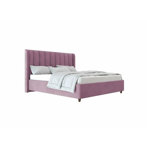 Кровать Beautyson Dorotea велюр Formula 392 розовый (с подъемным механизмом) 160х200