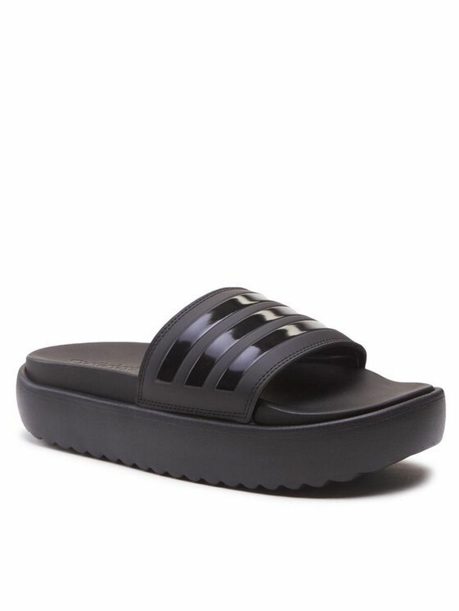 Шлепанцы Adidas Adilette Platform Slides HQ6179 черный - размер (EU) 38