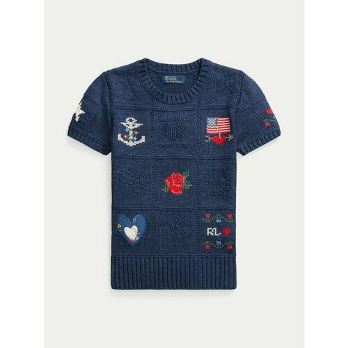 фото Футболка polo ralph lauren, размер l [int], синий