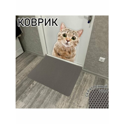 Придверный коврик резиновый грязезащитный 100х70