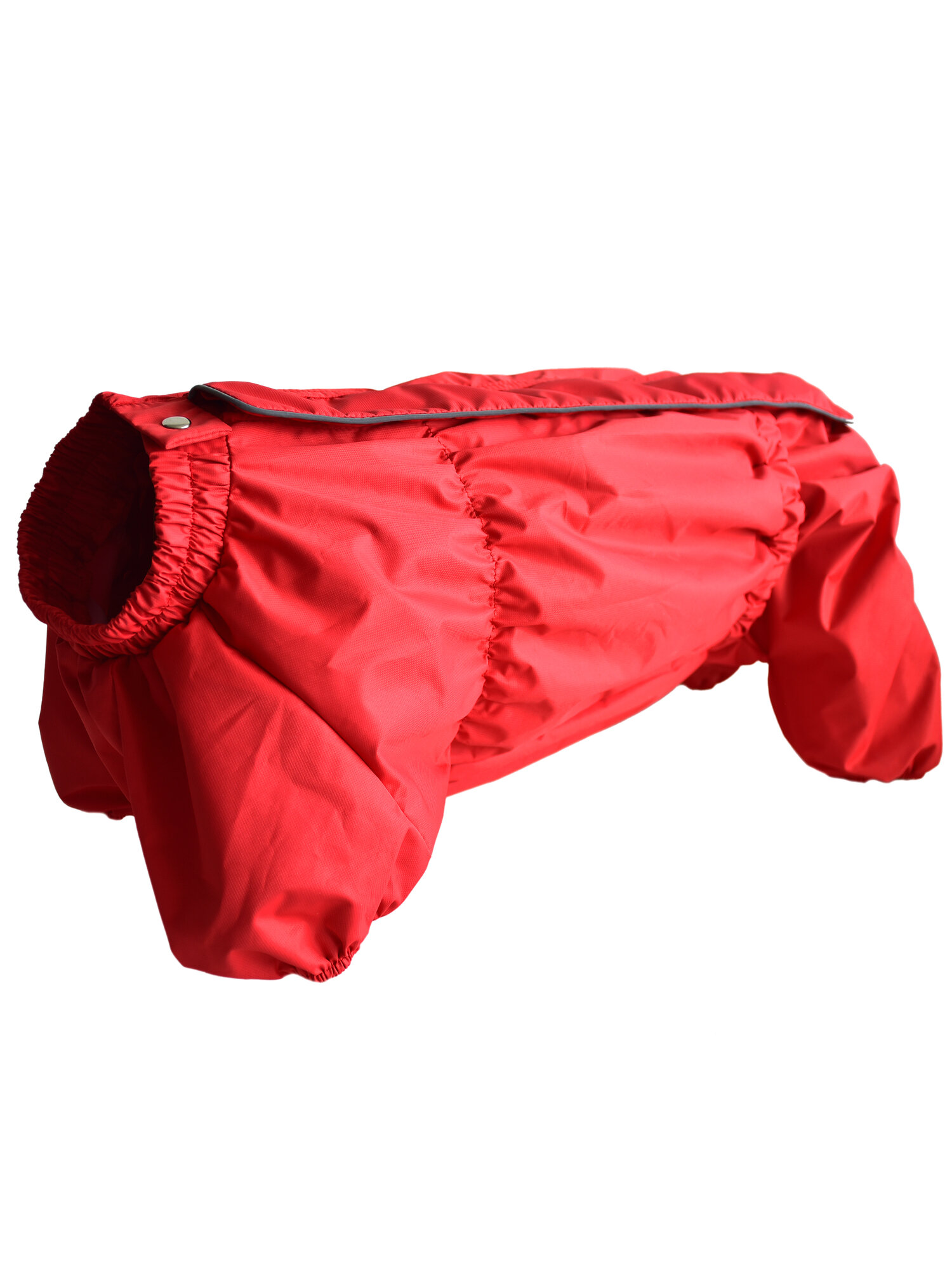 Комбинезон на Корги ДжекиДог мембранный для собаки-девочки 50 красный