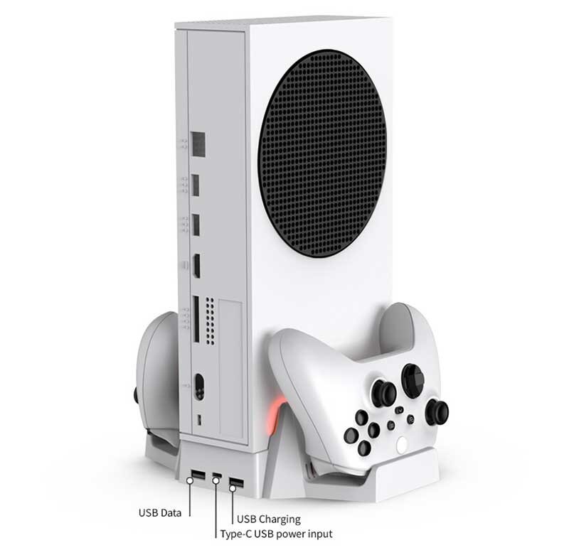 Многофункциональный стенд с функцией охлаждения для Xbox Series S (Dobe TYX-0663) — фото 1