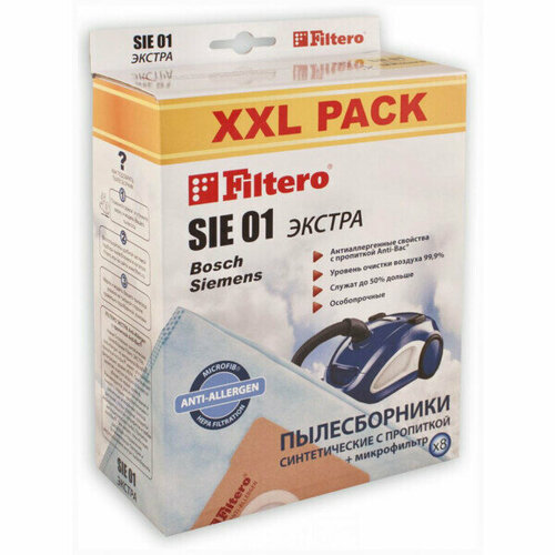 пылесборник filtero mie 04 xxl pack Пылесборник Filtero SIE 01 (8) XXL Pack Экстра