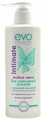 Мыло жидкое для интимной гигиены EVO Intimate для чувствительной кожи 200мл