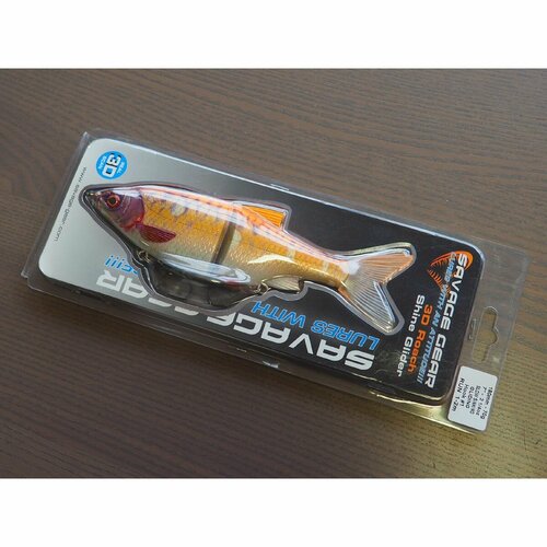 Воблер для рыбалки свимбейт Savage Gear 3D Roach Shine Glider 70g Gold Fish PHP 62255