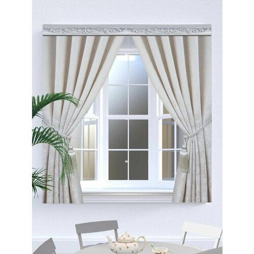 Комплект штор для кухни мрамор мол 130х180 1300₽