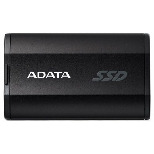 Твердотельный накопитель/ ADATA External SSD SD810, 4000GB, Type-C, USB 3.2 Gen2х2, up to R/W 2000/2000 MB/s, 72.7x44x12.2mm, Black (5 лет)