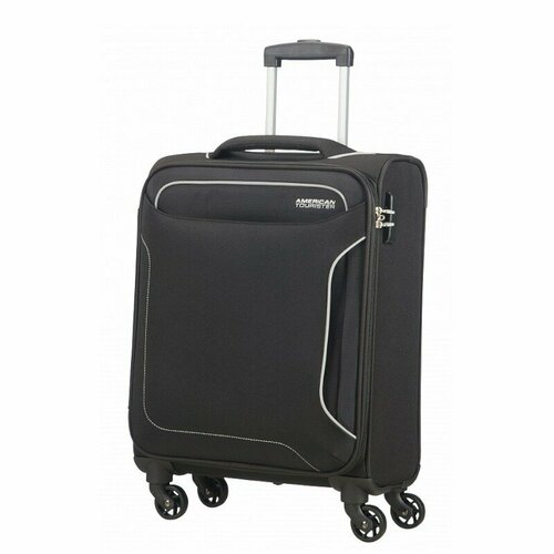 Чемодан American Tourister, 50 л, размер S, черный