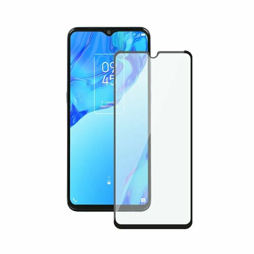 Защитное стекло 25D для TCL 20B 2022 Full Glue 03 мм черная рамка NN 900445 172₽