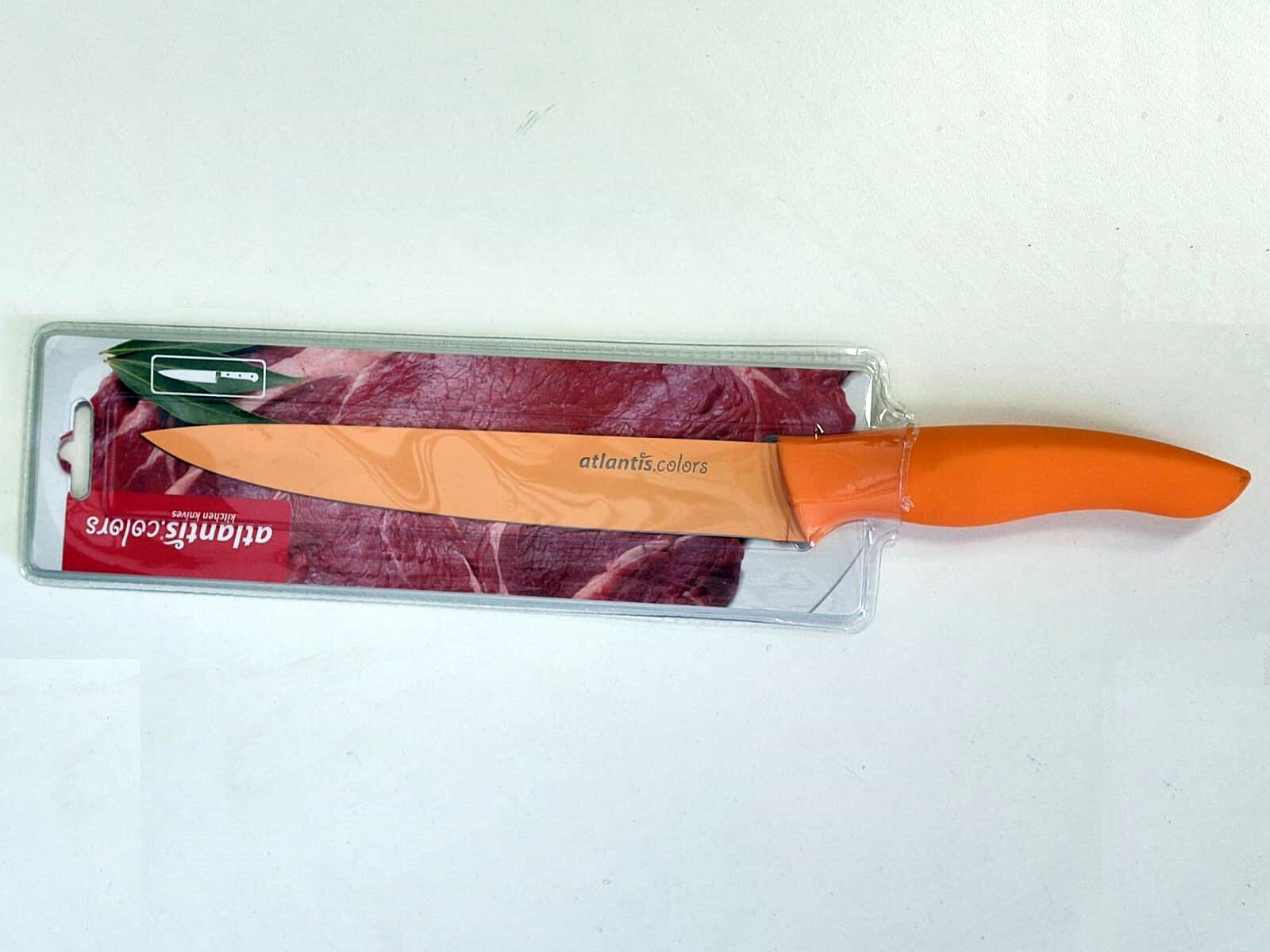 Нож для нарезки Atlantis оранжевый 20см 8S-O