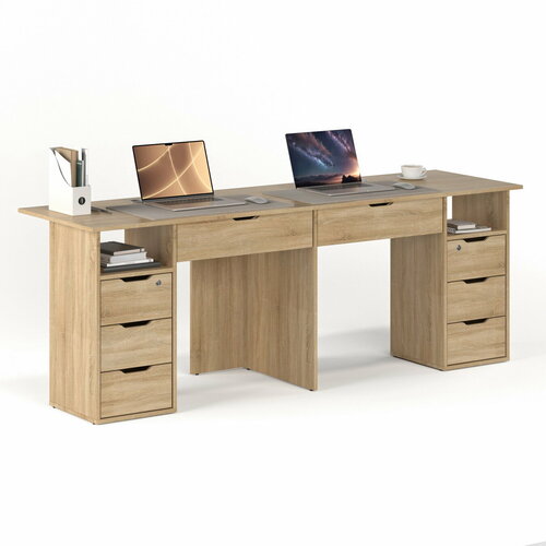 Стол письменный БАНГА-83-Я дуб сонома 17021₽