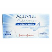 ACUVUE астигматические линзы OASYS for Astigmatism with Hydraclear Plus (6 шт), -6.50, 8.6, -2.75, 130